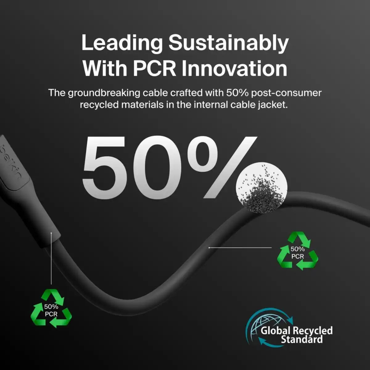 สายชาร์จ Belkin BoostCharge USB-A Cable to Lightning 6.6ft/2m