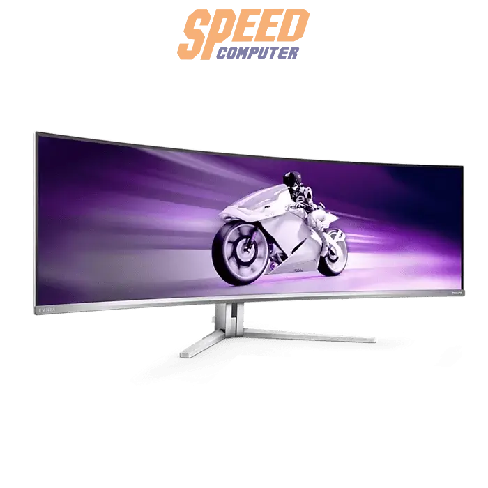จอมอนิเตอร์ PHILIPS 49M2C8900L/00 48.9" QD OLED 144Hz สีขาว - SpeedCom