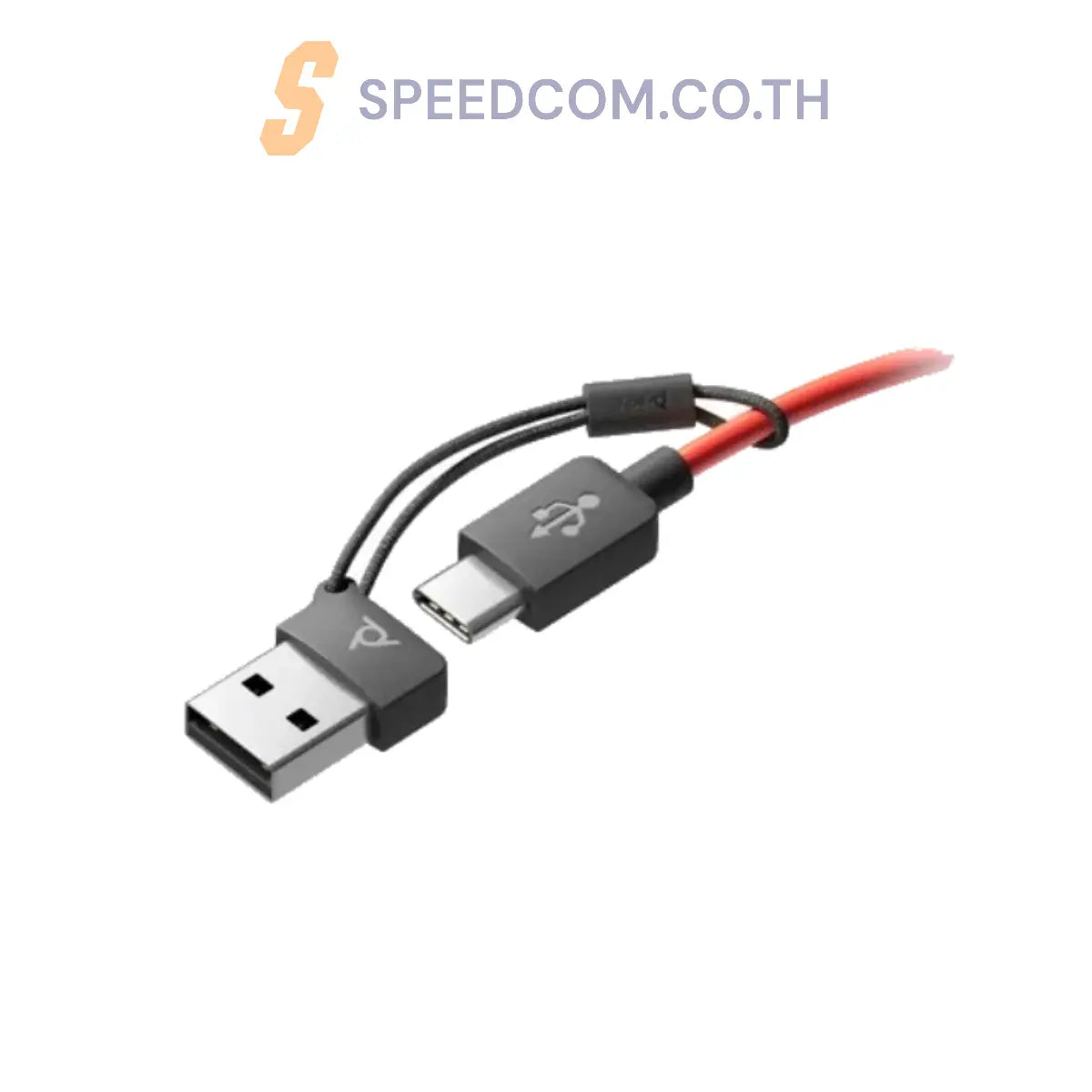 หูฟัง Poly Blackwire 3220 Stereo USB-C Headset +USB-C/A Adapter (8X228AA) - SpeedCom