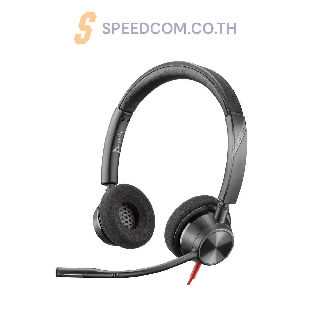 หูฟัง Poly Blackwire 3320 (8X220AA) USB-C Headset +USB-C/A Adapter