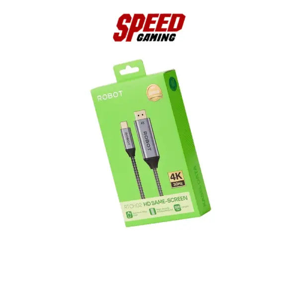 สายต่อจอ ROBOT RTCH02 USB-C TO HDMI 2M - SpeedCom