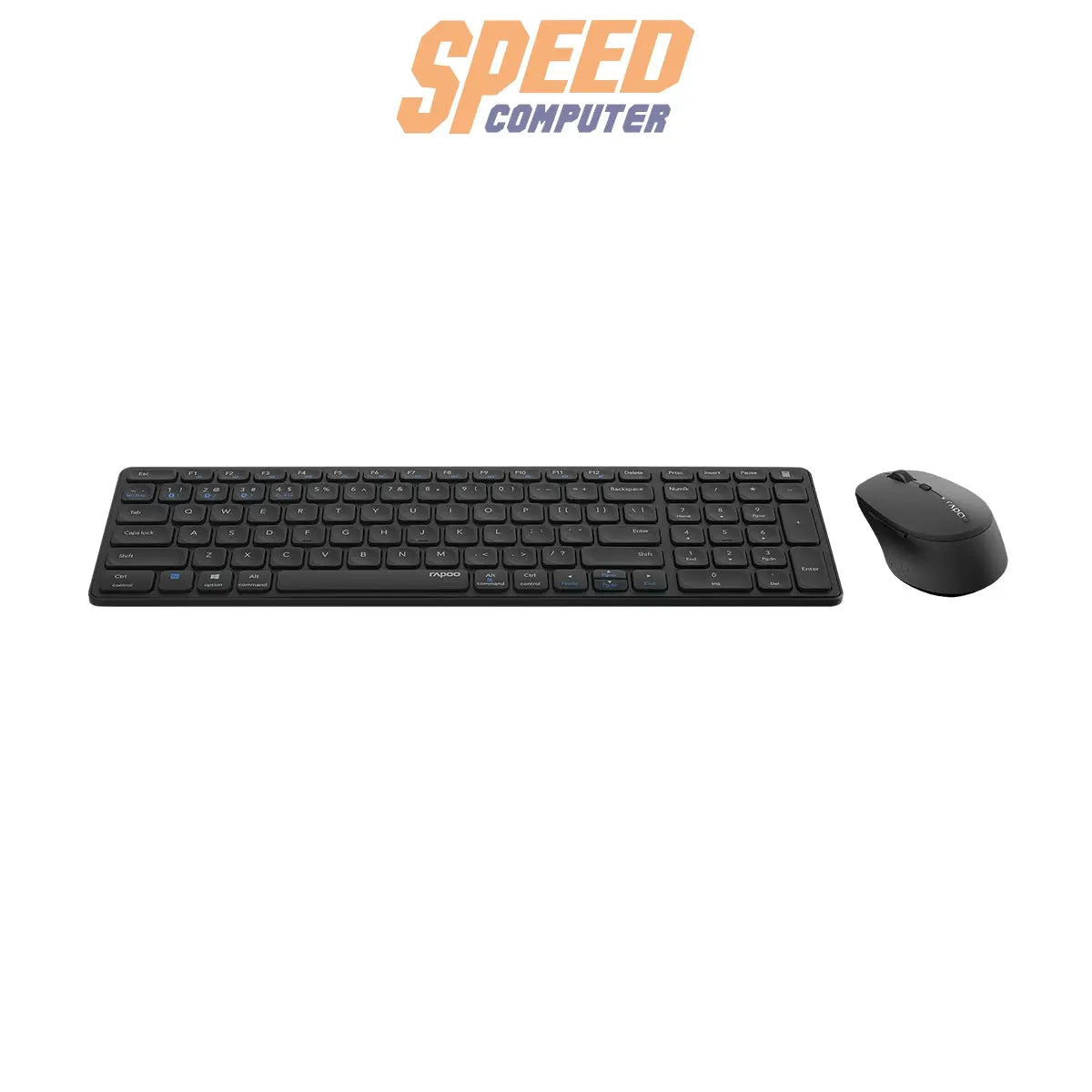 คีย์บอร์ดและเมาส์ไร้สาย Rapoo 9350S - SpeedCom