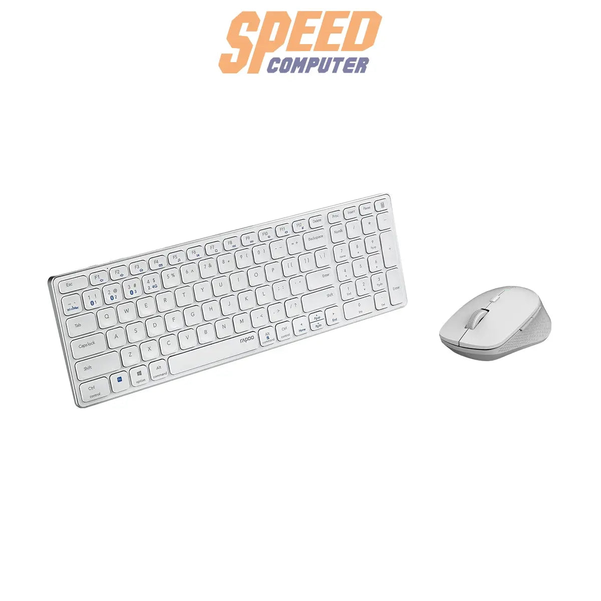 คีย์บอร์ดและเมาส์ไร้สาย Rapoo 9350S - SpeedCom