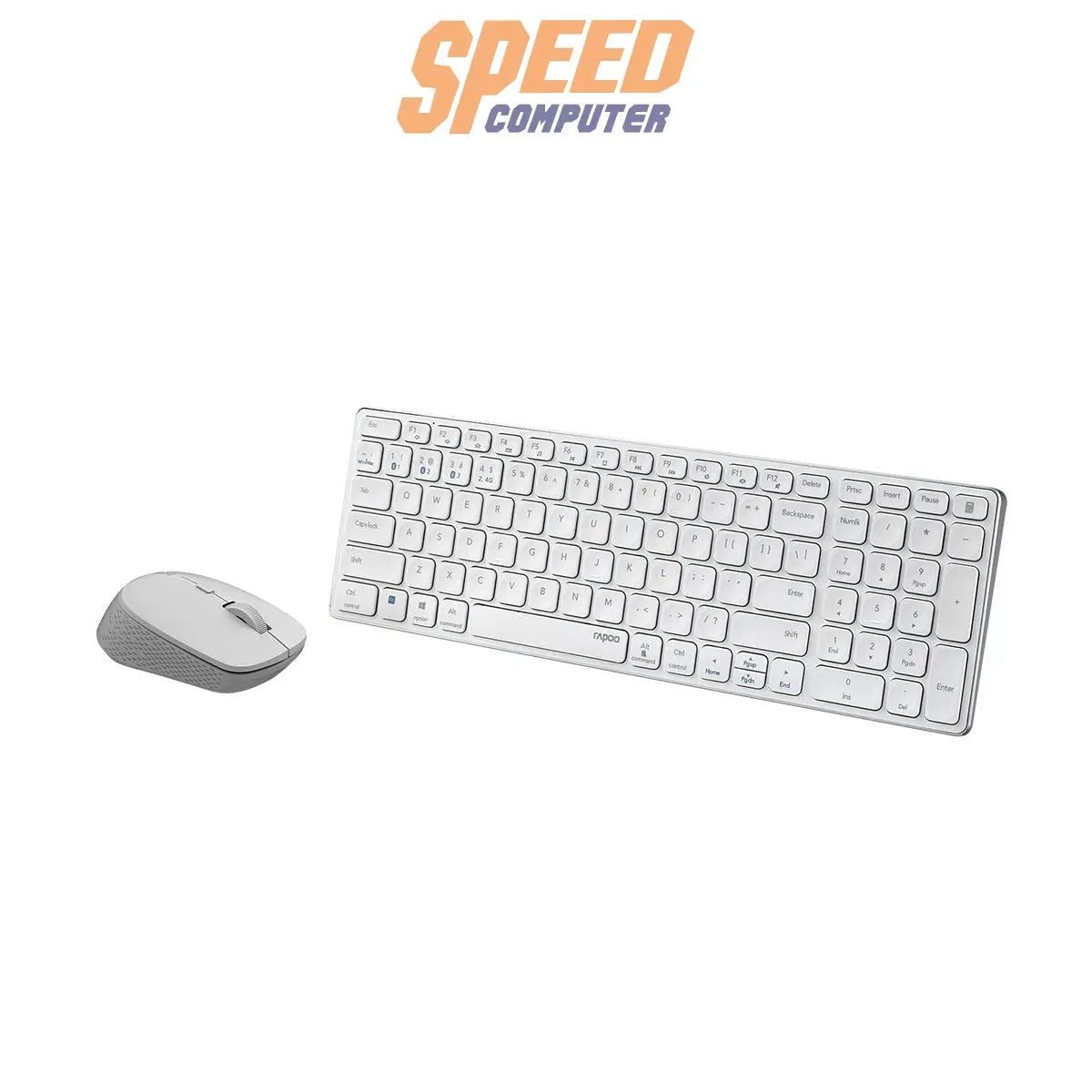 คีย์บอร์ดและเมาส์ไร้สาย Rapoo 9350S - SpeedCom