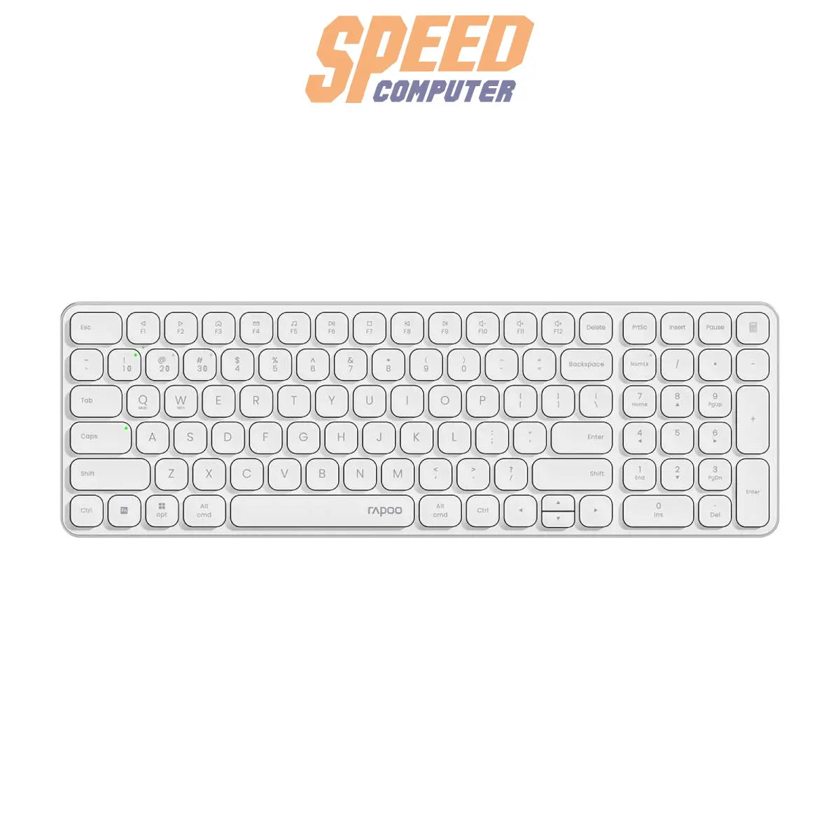 คีย์บอร์ด Rapoo E9550L MULTI - MODE WIRELESS KEYBOARD 2.4GHz - SpeedCom