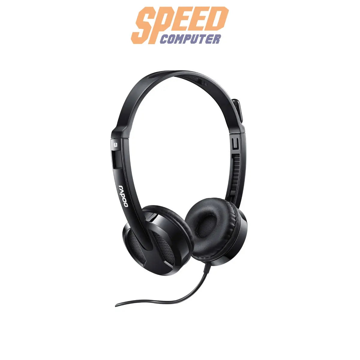 หูฟัง Rapoo HEADSET HT - H100 - BK - NEW PORT 3.5 MM - SpeedCom