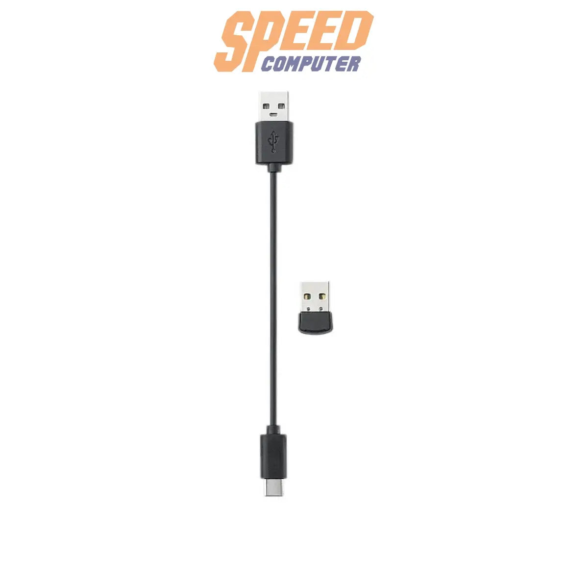 ปากกาเลเซอร์พรีเซนต์ Rapoo WIRELESS PRESENTER XR200 - BK สีดำ - SpeedCom