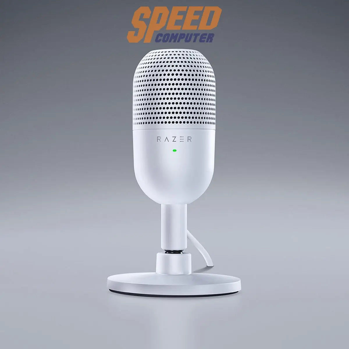 ไมโครโฟน Razer Gaming Seiren V3 MINI สีขาว RZ19 - 05050300 - R3M1 - SpeedCom
