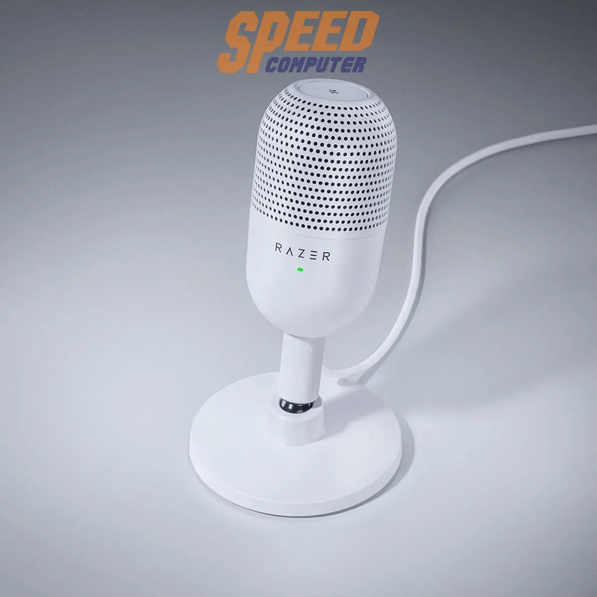 ไมโครโฟน Razer Gaming Seiren V3 MINI สีขาว RZ19 - 05050300 - R3M1 - SpeedCom
