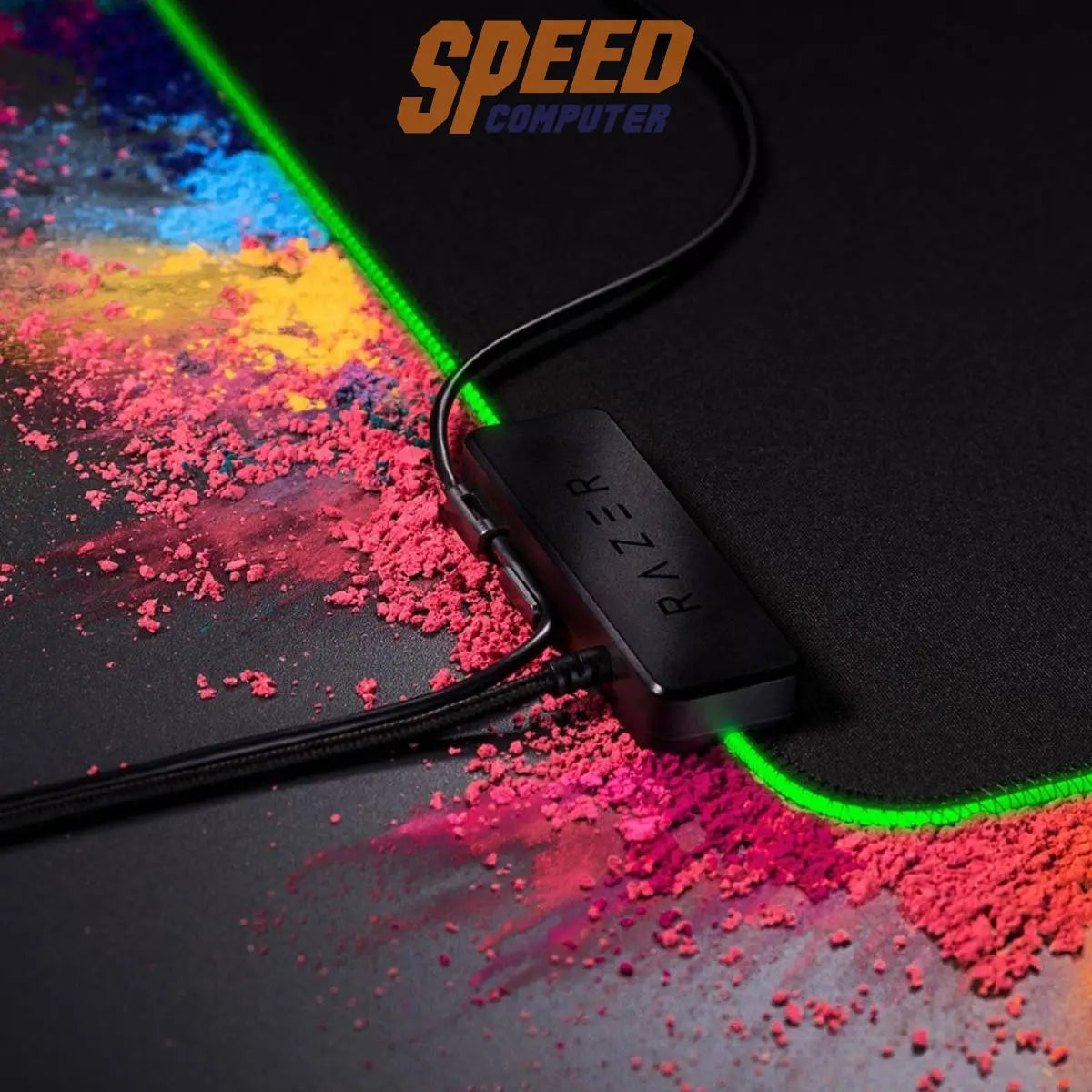 แผ่นรองเมาส์ Razer Goliathus Chroma Extended สีดำSpeedCom