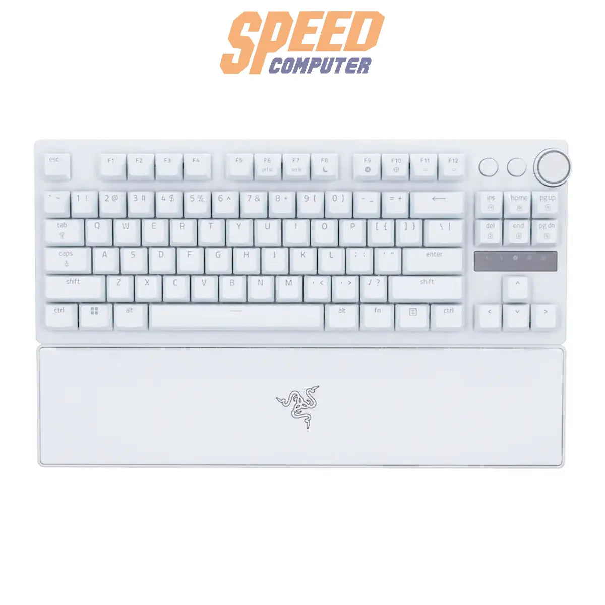 คีย์บอร์ดเกมมิ่ง Razer Huntsman V3 Pro แบบ Tenkeyless ขนาดกะทัดรัด ใช้สวิตช์ Optical Switch ตอบสนองไว เหมาะสำหรับเกมเมอร์ระดับแข่งขัน