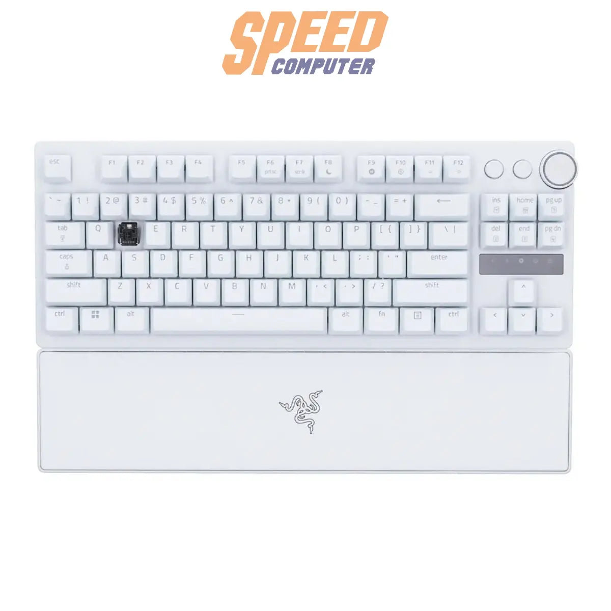 คีย์บอร์ดเกมมิ่ง Razer Huntsman V3 Pro แบบ Tenkeyless ขนาดกะทัดรัด ใช้สวิตช์ Optical Switch ตอบสนองไว เหมาะสำหรับเกมเมอร์ระดับแข่งขัน