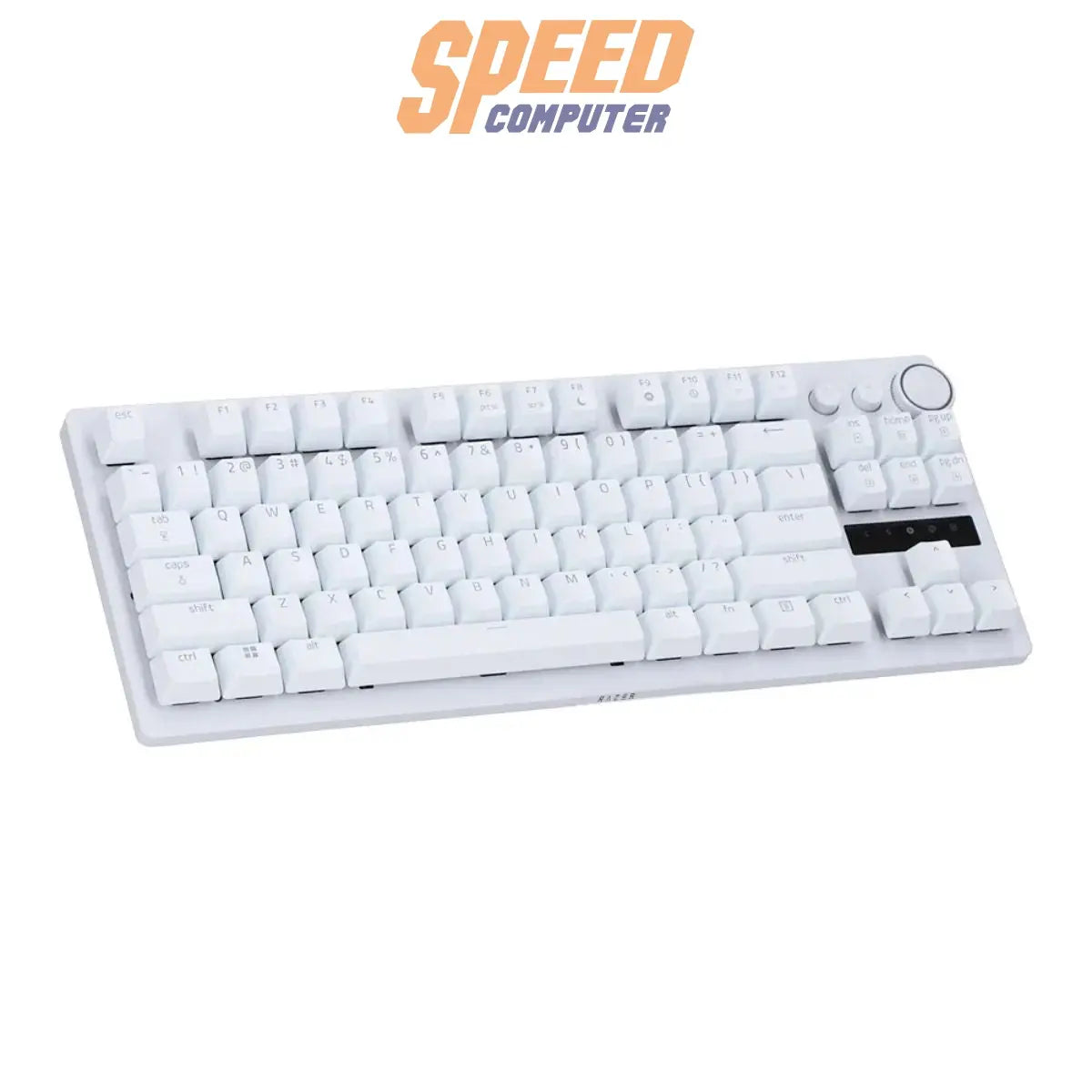 คีย์บอร์ดเกมมิ่ง Razer Huntsman V3 Pro แบบ Tenkeyless ขนาดกะทัดรัด ใช้สวิตช์ Optical Switch ตอบสนองไว เหมาะสำหรับเกมเมอร์ระดับแข่งขัน