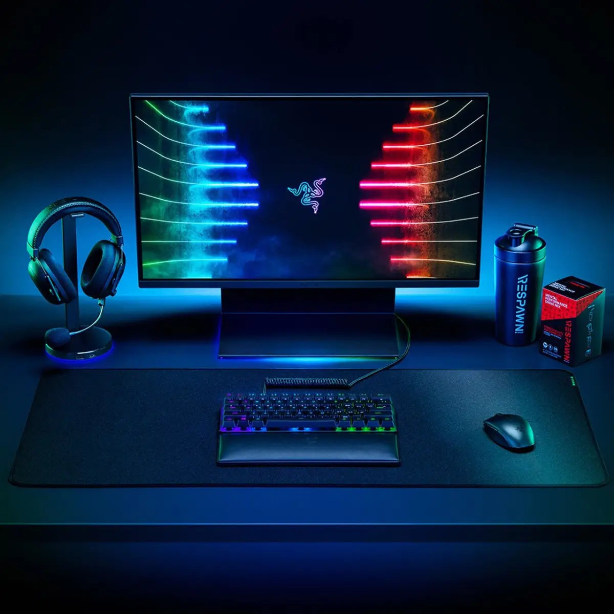 แผ่นรองเมาส์ Razer STRIDER LARGE สีดำ - SpeedCom