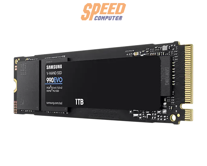 เอสเอสดี SAMSUNG 990 EVO 1TB PCIe 4x4/NVMe M.2 2280 MZ - V9E1T0BW - SpeedCom