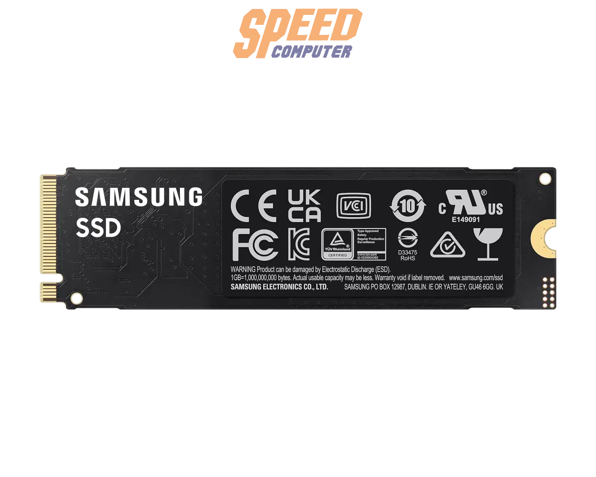 เอสเอสดี SAMSUNG 990 EVO 1TB PCIe 4x4/NVMe M.2 2280 MZ - V9E1T0BW - SpeedCom