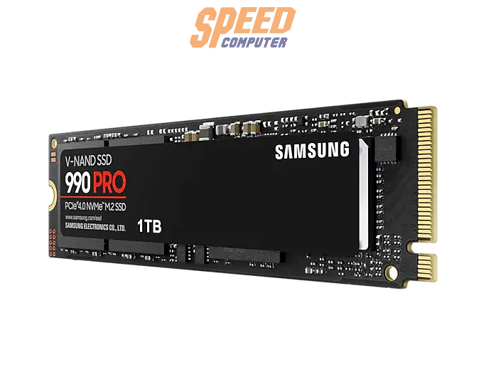 เอสเอสดี SAMSUNG 990 PRO 1TB PCIe 4x4/NVMe M.2 2280 MZ - V9P1T0BW - SpeedCom