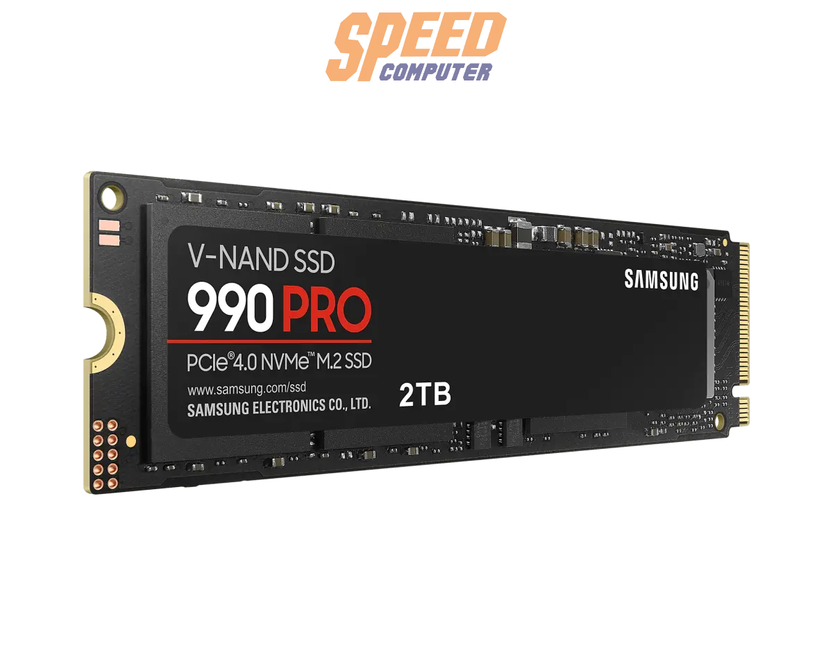 เอสเอสดี SAMSUNG 990 PRO 2TB PCIe 4x4/NVMe M.2 2280 MZ - V9P2T0BW - SpeedCom