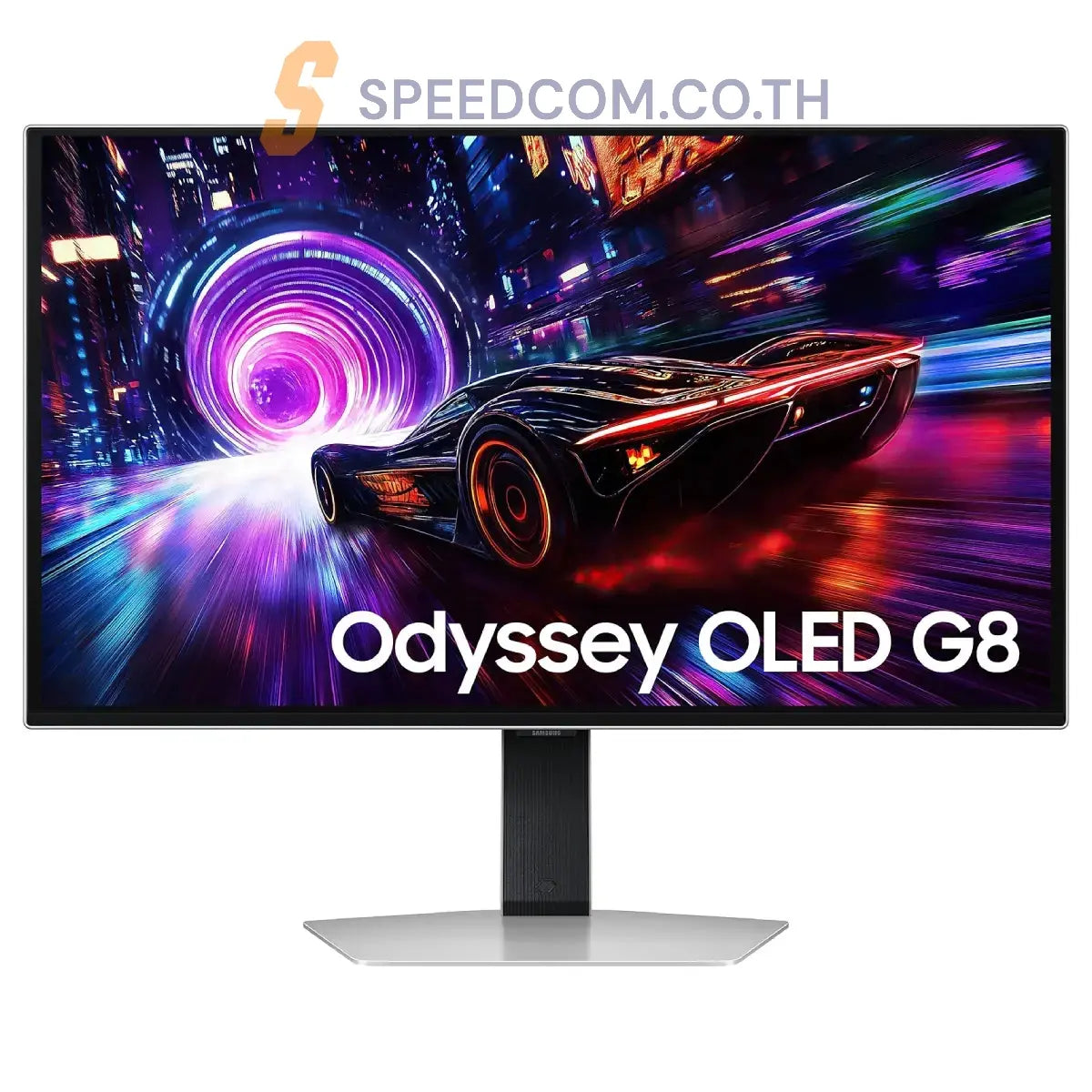 จอมอนิเตอร์ SAMSUNG Odyssey G8 G81SF 27.0" OLED 240Hz สีเงิน - Speedcom