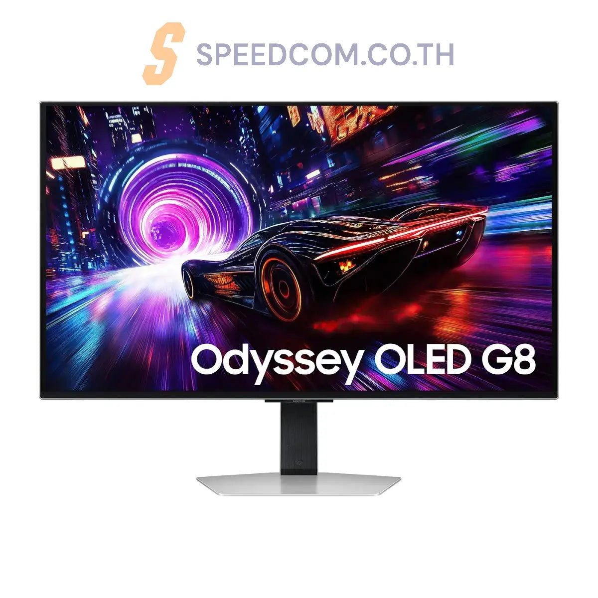 จอมอนิเตอร์ SAMSUNG Odyssey G8 G81SF 32.0" OLED 240Hz สีเงิน - Speedcom