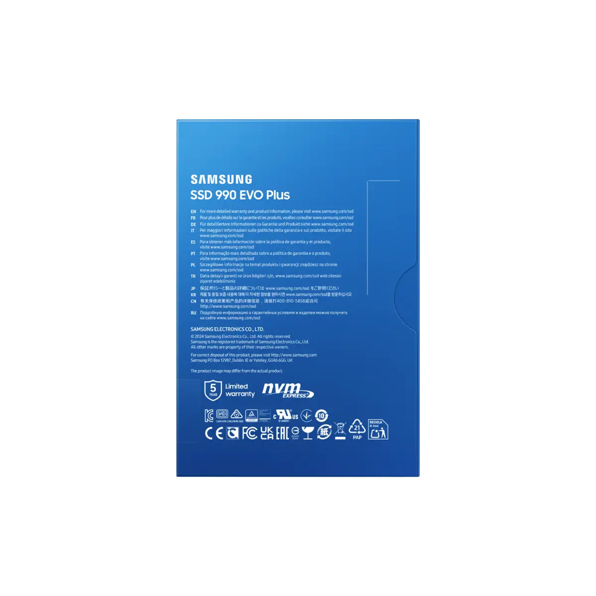 เอสเอสดี ภายใน SAMSUNG SSD 990 EVO PLUS M.2 2280 - SpeedCom