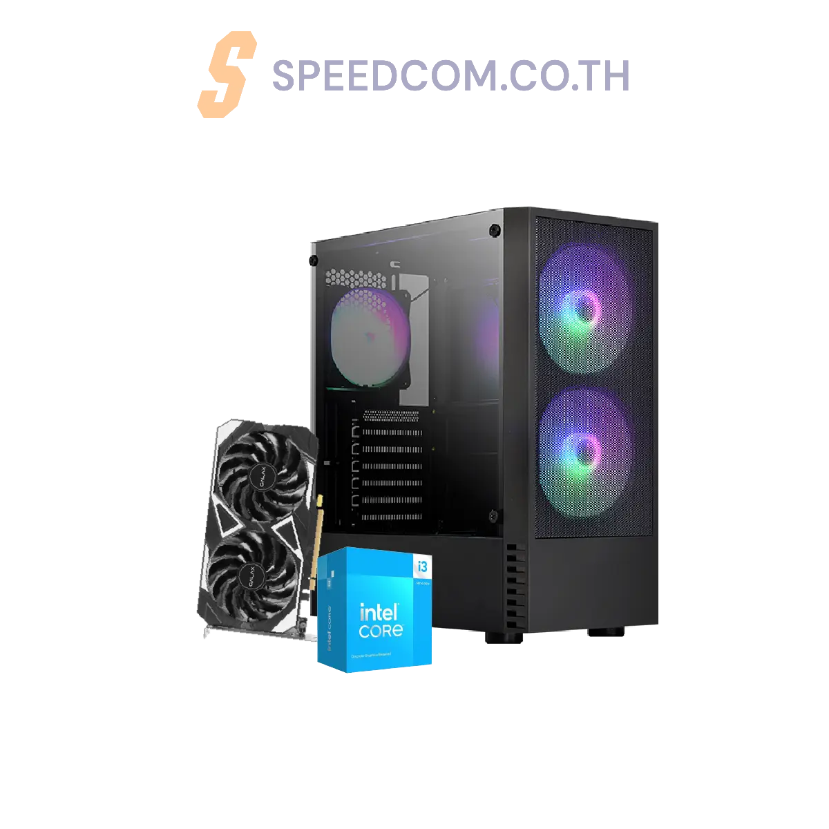 คอมประกอบ SPOL-MONTECH SET 1-i3-14100F-16GB-512GB-3050SpeedCom