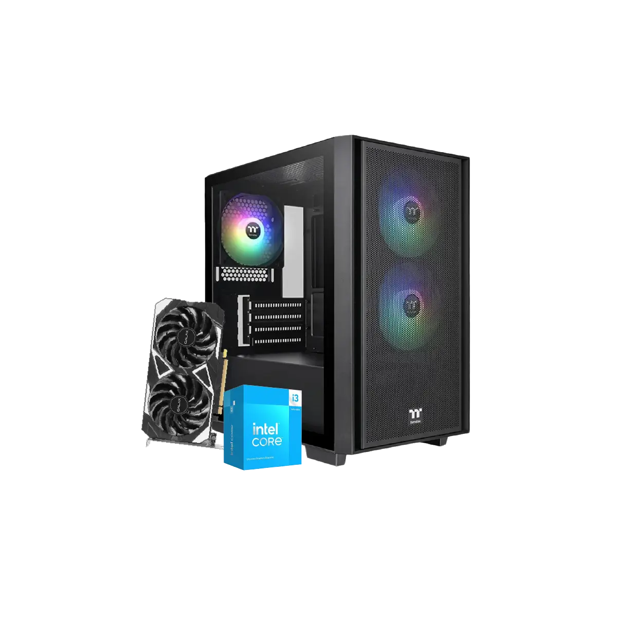 คอมประกอบ SPOL-THERMALTAKE SET 1-i3-14100F-16GB-512GB-3050SpeedCom