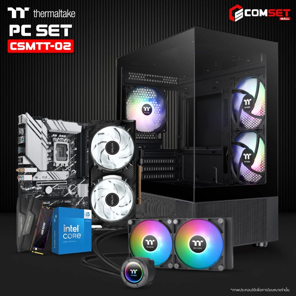 คอมประกอบ SPOL-THERMALTAKE SET 2-i5-14400F-32GB-1TB-5060 - SpeedCom