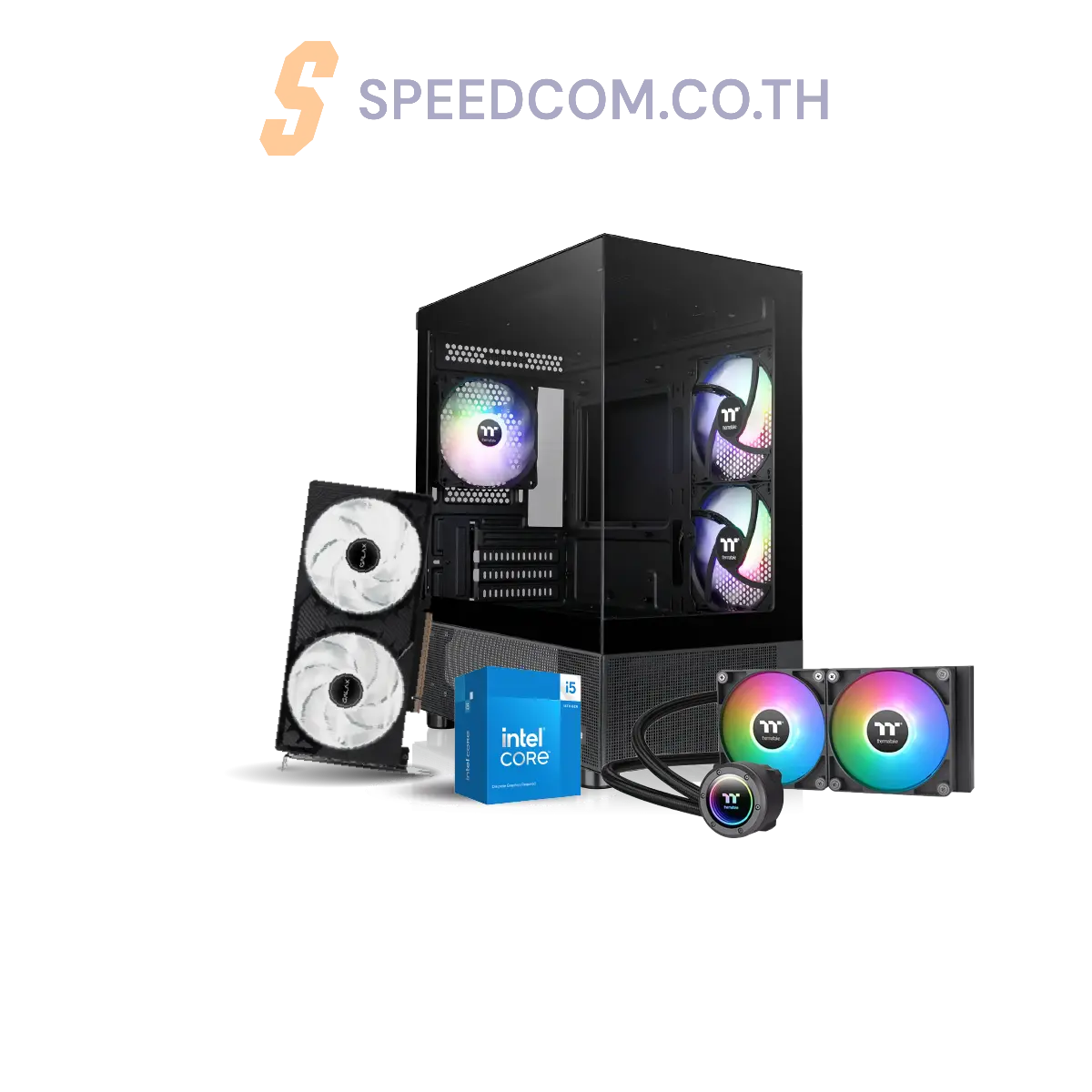 คอมประกอบ SPOL-THERMALTAKE SET 2-i5-14400F-32GB-1TB-5060 - SpeedCom