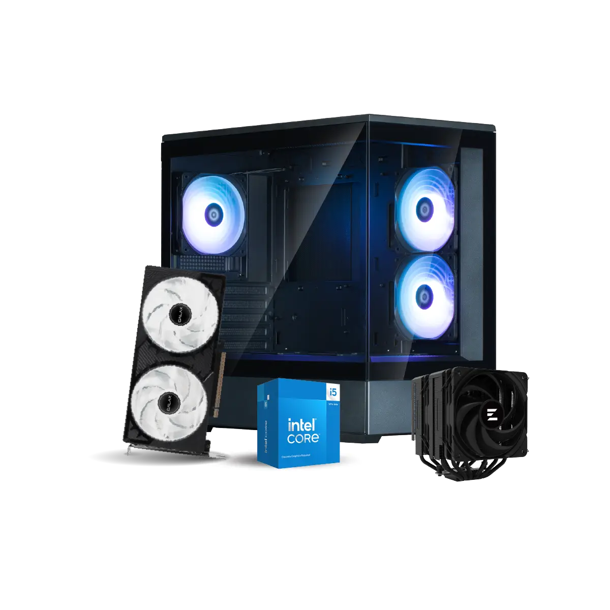 คอมประกอบ SPOL-ZALMAN SET 3-i5-14400F-32GB-1TB-5070 - SpeedCom