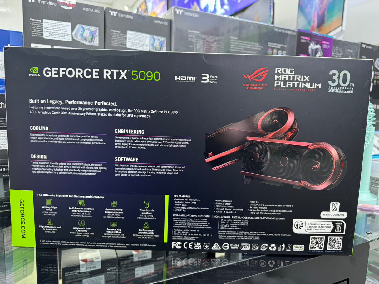 Graphics Card Asus ROG MATRIX RTX 5090 LIMITED EDITION VRAM 32GB GDDR7