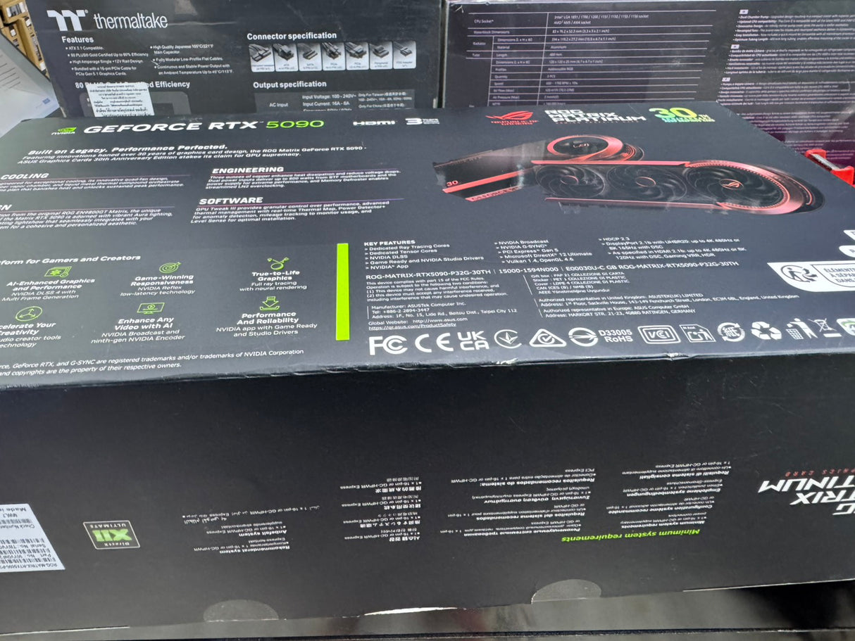 Graphics Card Asus ROG MATRIX RTX 5090 LIMITED EDITION VRAM 32GB GDDR7