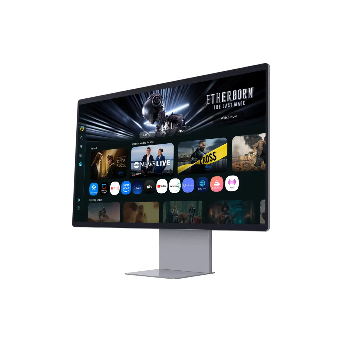 จอมอนิเตอร์ Samsung M9 M90SF LS32FM902SEXXT 32.0" 4K Vision AI สีเงิน - SpeedCom