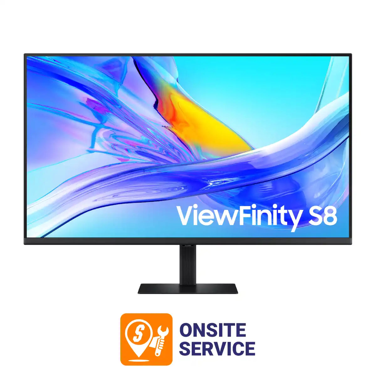 จอมอนิเตอร์ Samsung ViewFinity S8 LS37D800UAEXXT 37.0" VA 4K 60Hz สีดำSpeedCom