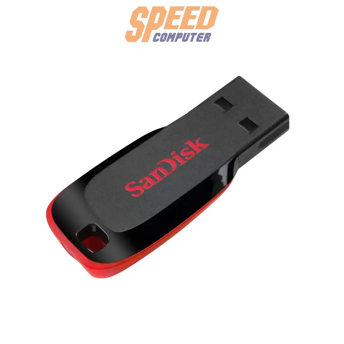 แฟลชไดรฟ์ SanDisk Cruzer Blade USB2.0 128GB สีแดง - SpeedCom
