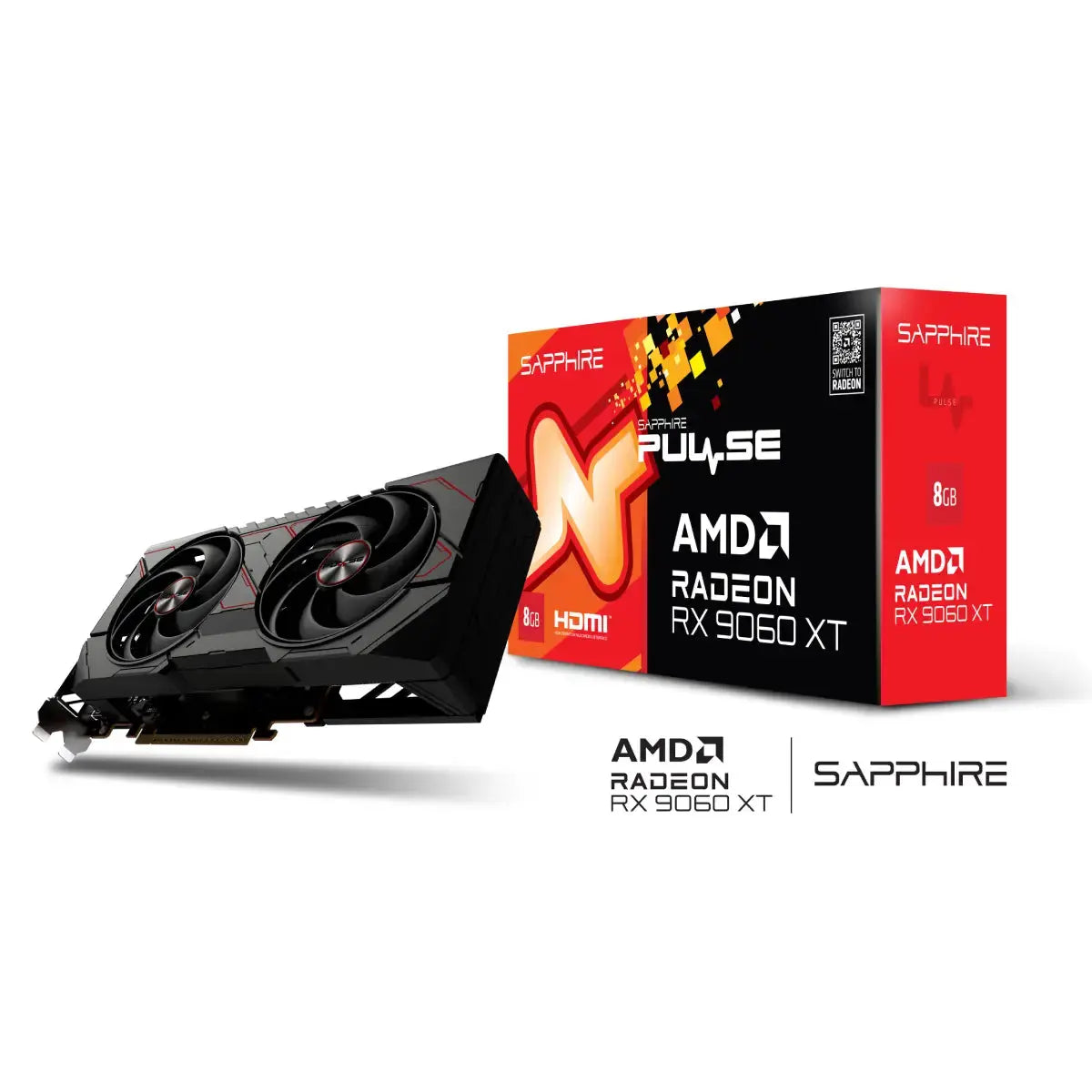 การ์ดจอ Sapphire PULSE AMD Radeon RX 9060 XT 8GB DDR6 - SpeedCom
