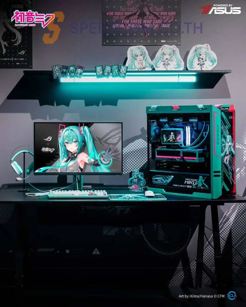 คอมประกอบ Set Asus Rog x Hatsune Miku Edition Powered BY ASUS