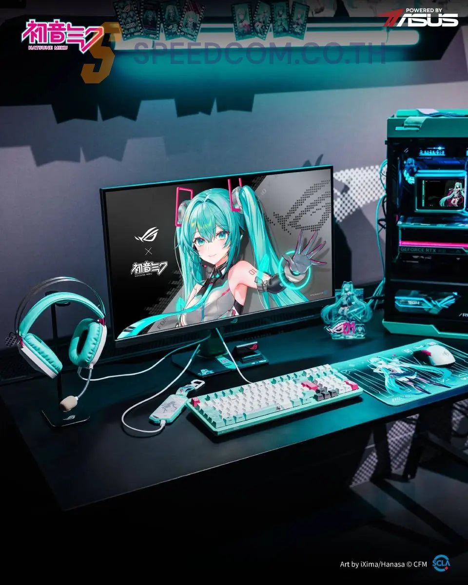 คอมประกอบ Set Asus Rog x Hatsune Miku Edition Powered BY ASUS