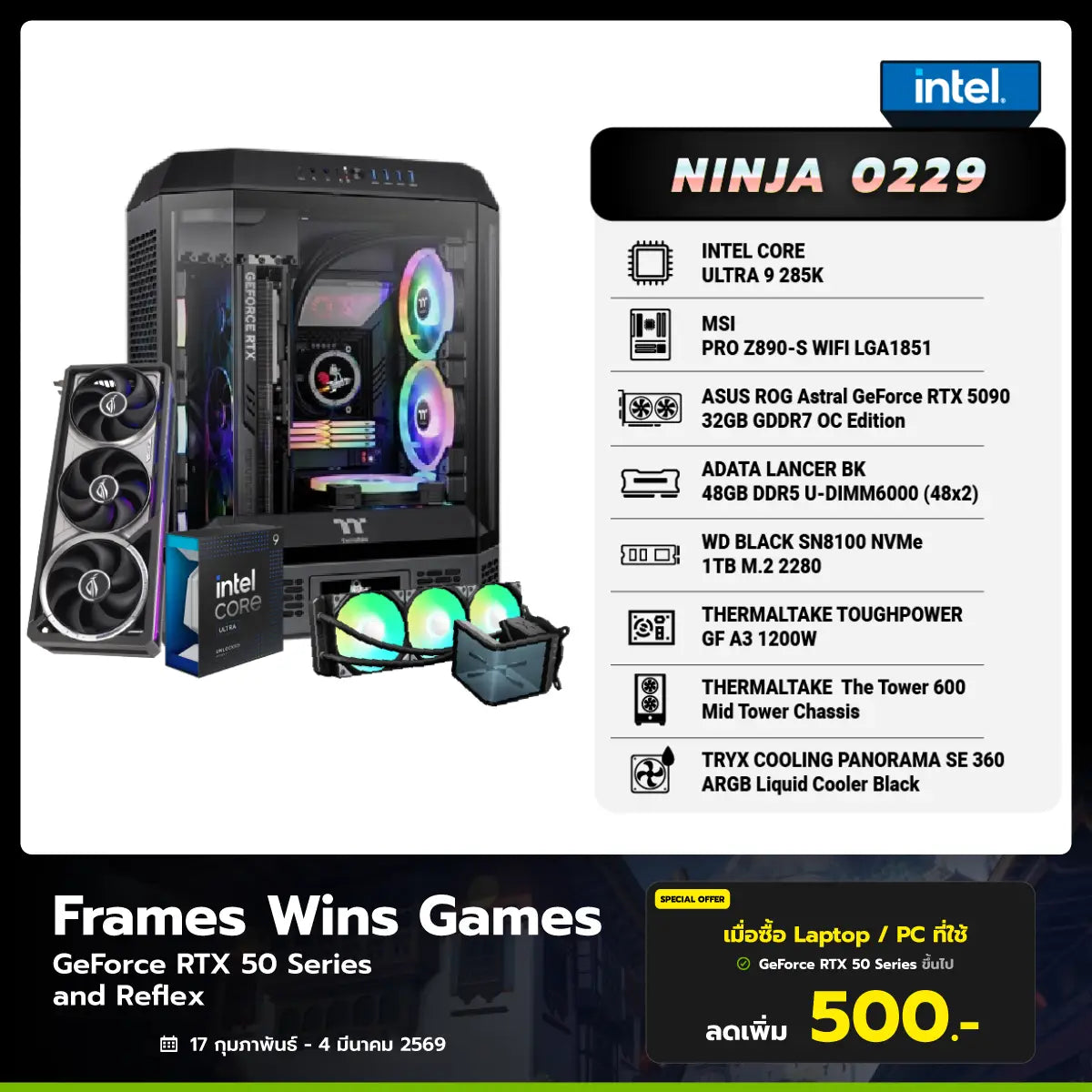 คอมประกอบ Set NINJA 0229 - SpeedCom