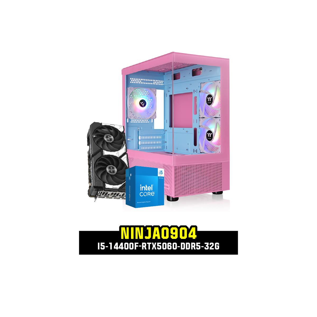 คอมประกอบ Set NINJA0904-I5-14400F-RTX5060-DDR5-32G