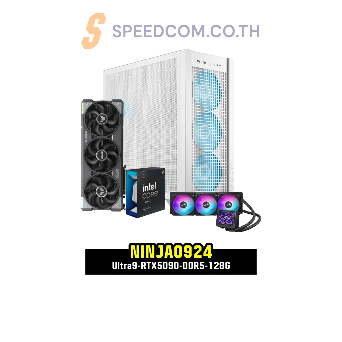 คอมประกอบ Set NINJA0924-Ultra9-RTX5090-DDR5-128G
