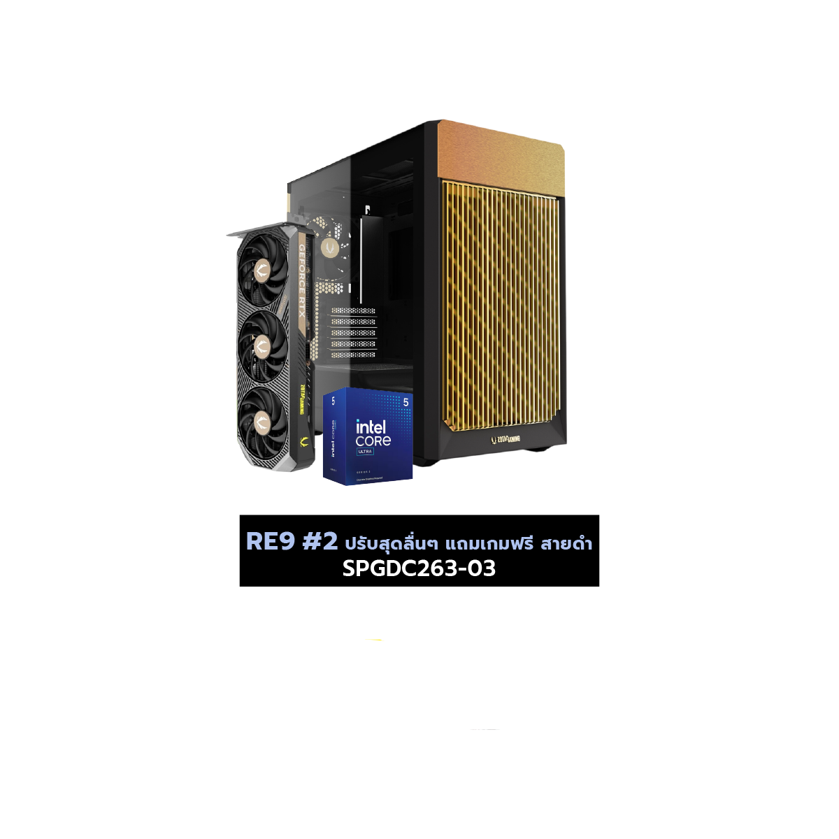 คอมประกอบ Set RE9 #2 ปรับสุดลื่นๆ แถมเกมฟรี สายดำ SPGDC263-03SpeedCom