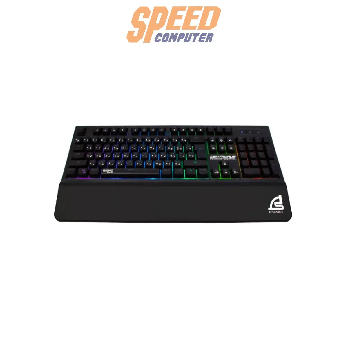 คีย์บอร์ดไร้สาย Signo รุ่น KB730 Centaurus สีดำ มาพร้อมไฟ RGB ปรับได้หลายโหมด รองรับการเชื่อมต่อไร้สายและใช้งานสะดวกสำหรับเกมเมอร์และใช้งานทั่วไป