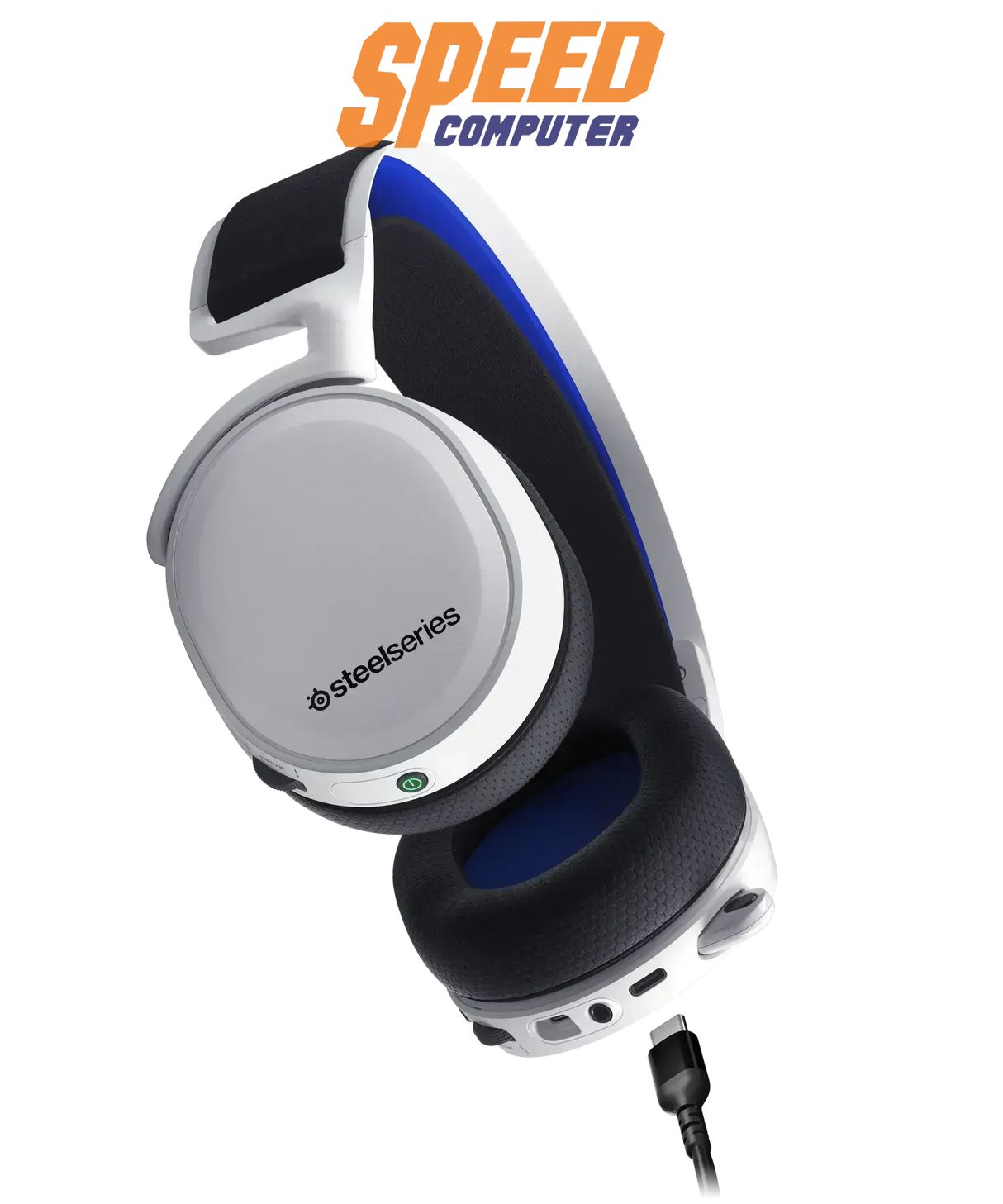 หูฟัง Steelesries Arctis 7P Plus PS5 Wireless สีขาว - SpeedCom