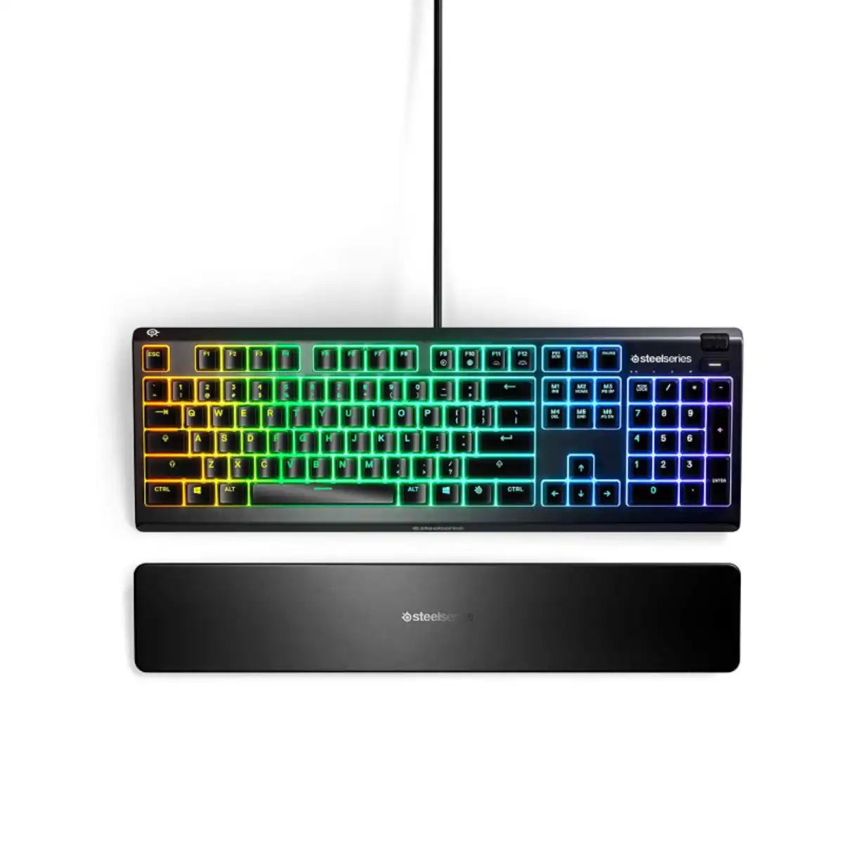 คีย์บอร์ด Steelseries Apex 3 RGB US-TH สีดำ
