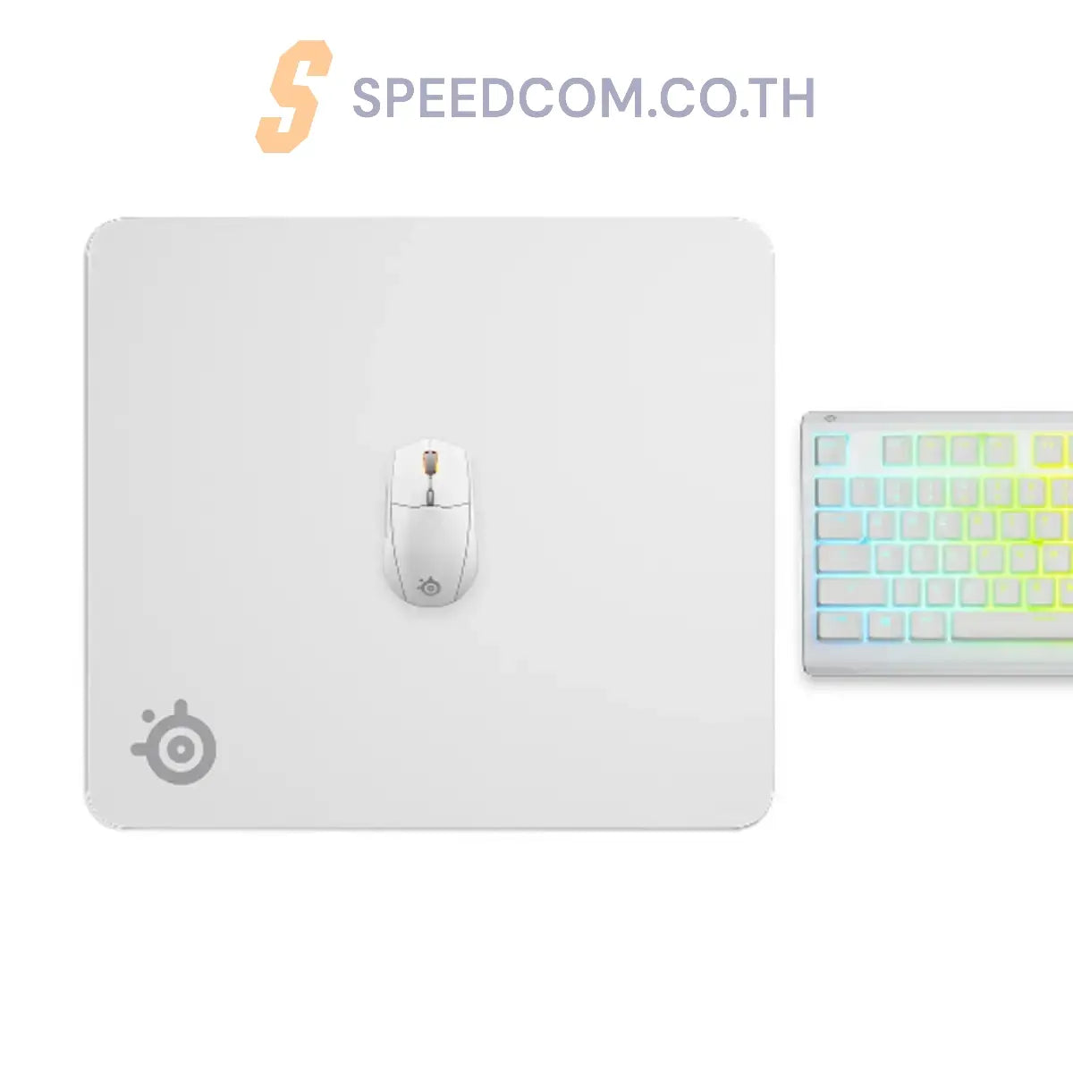 แผ่นรองเมาส์ Steelseries QCK LARGE สีดำ - SpeedCom