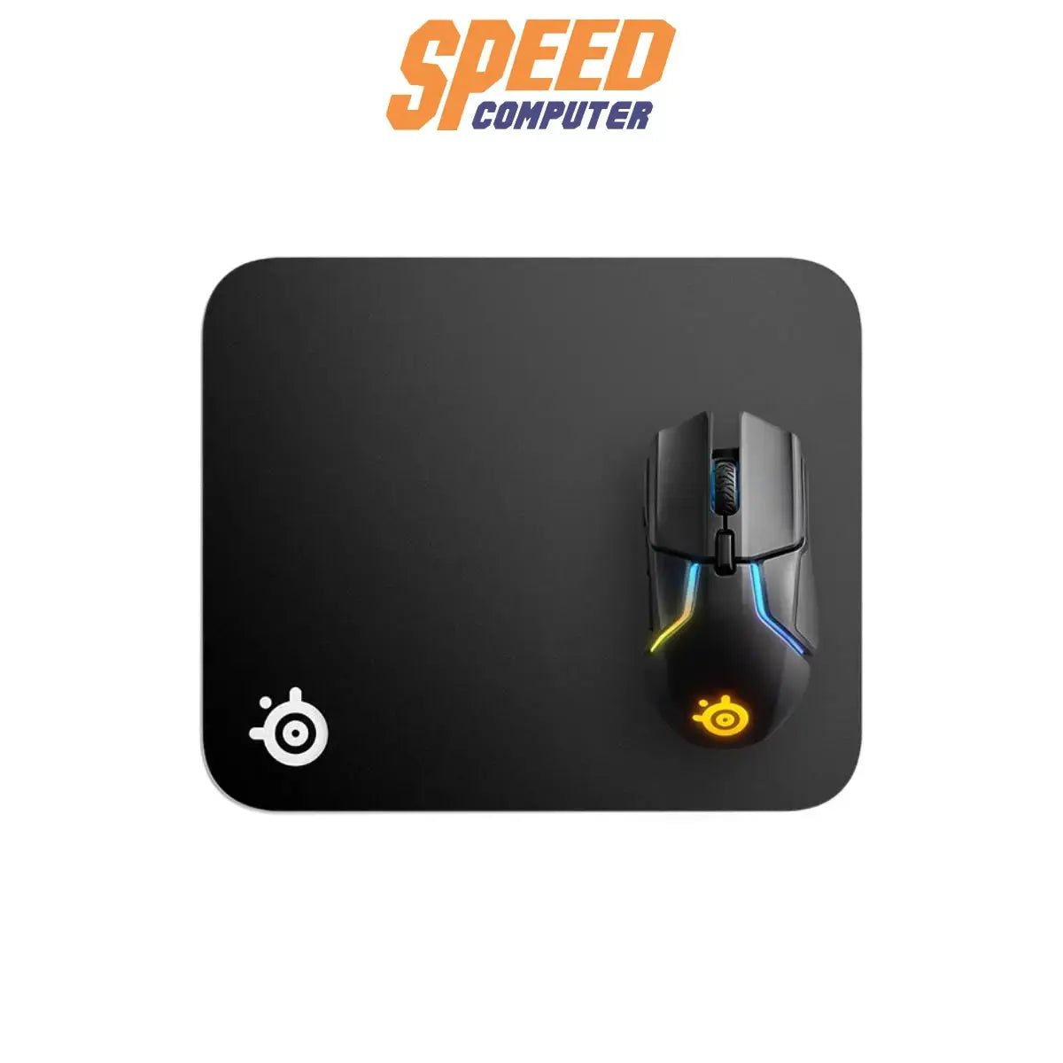 แผ่นรองเมาส์ Steelseries QCK LARGE สีดำSpeedCom
