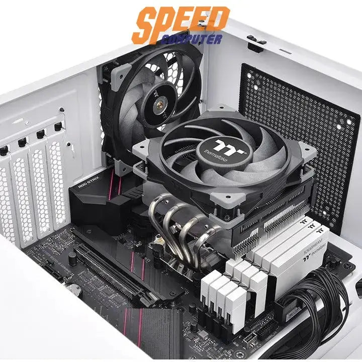ชุดระบายความร้อน THERMALTAKE Air Cooling TOUGHAIR 110 CL - P073 - AL12BL - A สีดำ - SpeedCom