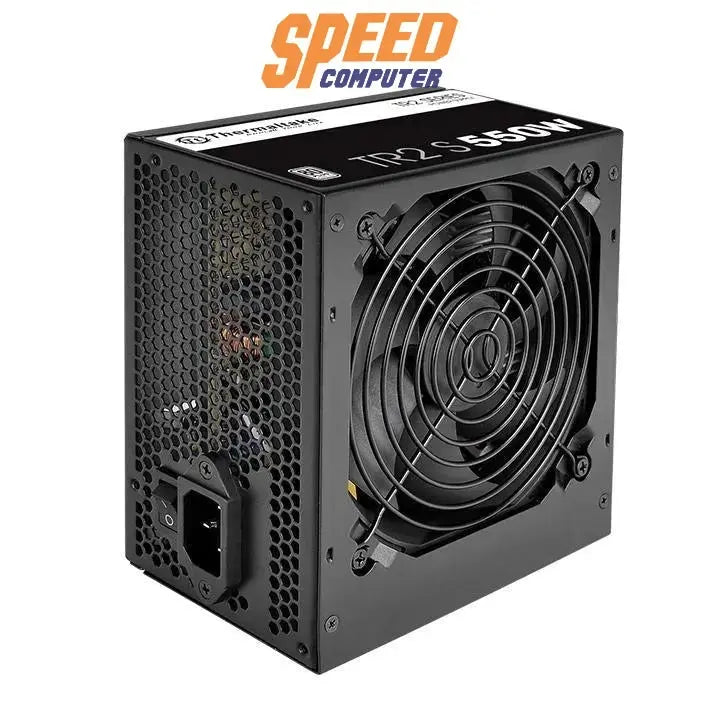 อุปกรณ์จ่ายไฟ THERMALTAKE TR2 S 550W 80 PLUS WHITE ATX PS - TRS - 0550NNSAWE - 2 สีดำ - SpeedCom