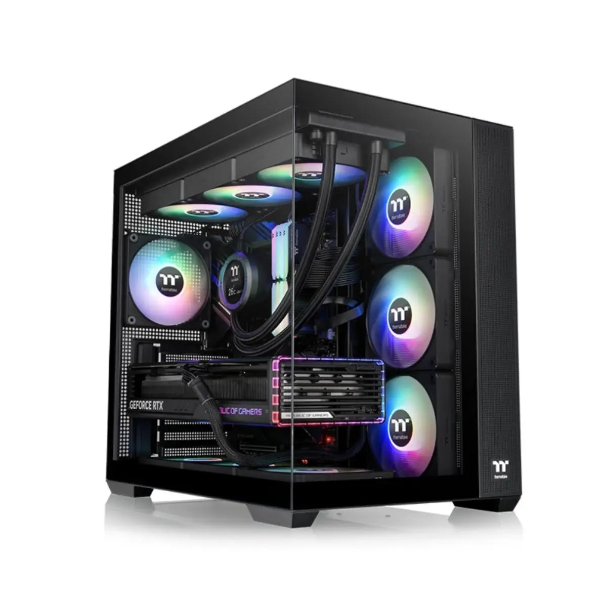 เคส THERMALTAKE VIEW 380 TG ARGB Mid Tower Chassis